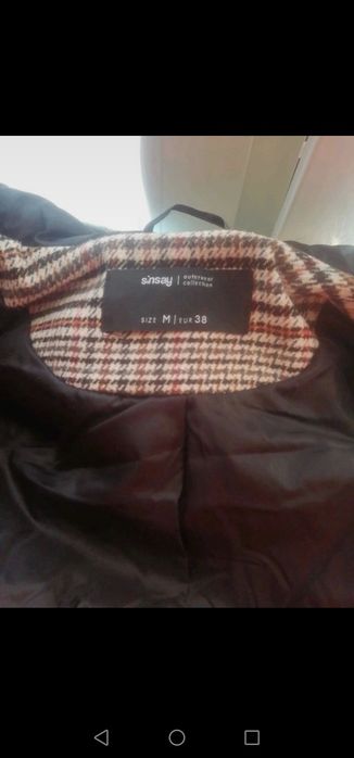 Kurka/ płaszcz zimowy r. M/L Sinsay