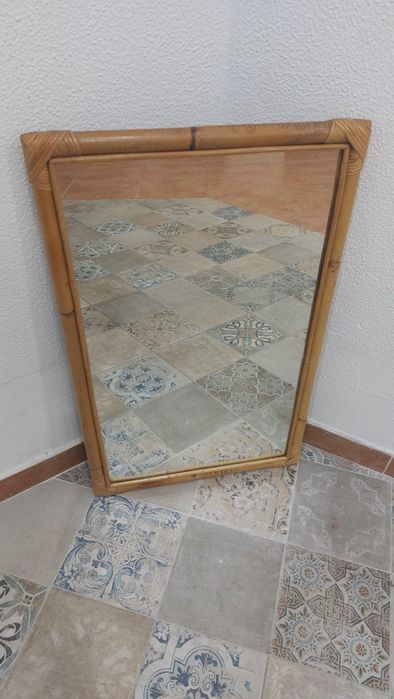 Espelho Rectangular Bambu