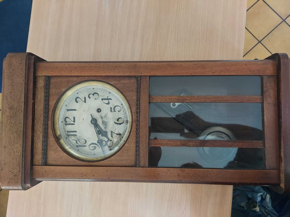 Oryginalny zegar wiszący Gustav Becker, antyk!