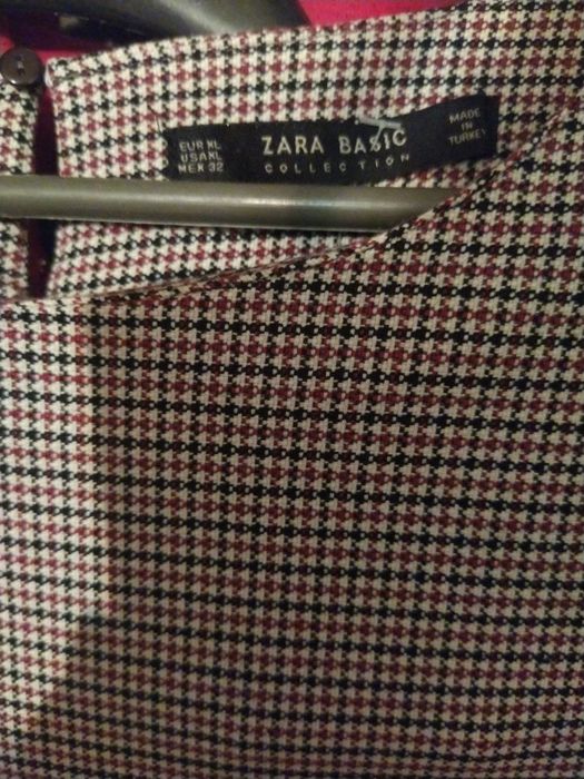 Туника в гусинную лапку от Zara