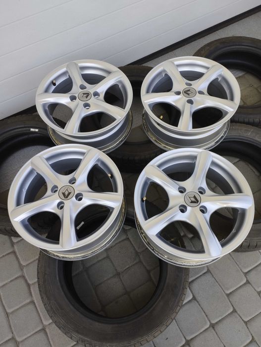 Felgi aluminiowe ATT 540 Renault Toyota 6x15 4x100 ET35, stan bdb