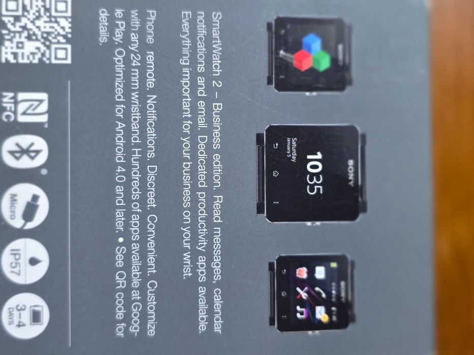 Sony Smart Watch 2 stan idealny nowy