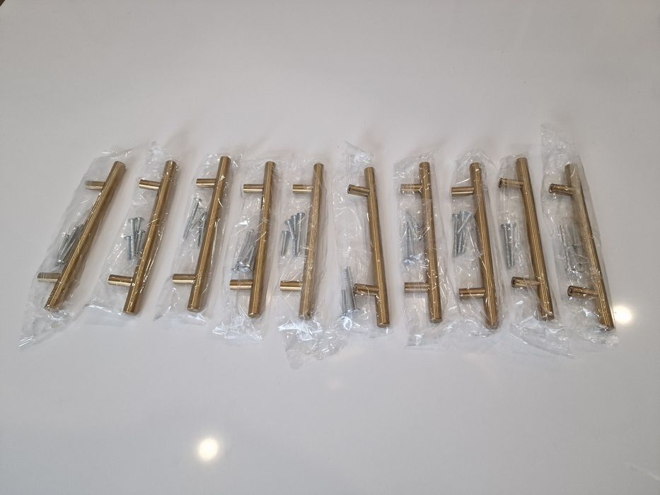 Puxadores de gaveta para cozinha dourados