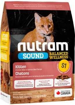 S1 NUTRAM Sound BW Холістик корм для кошеня курка/лосось