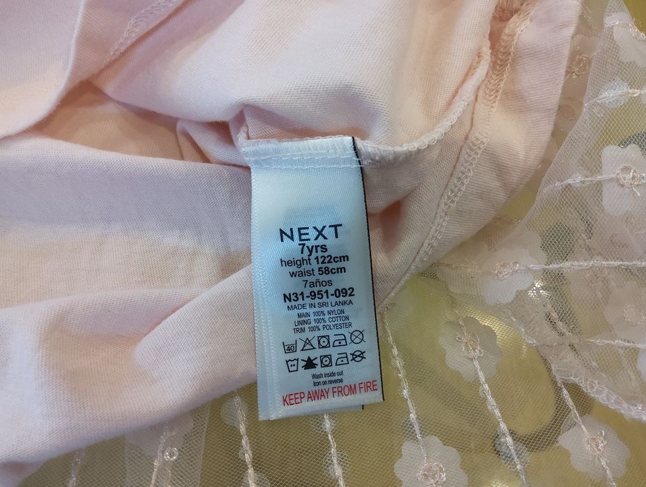 Платье нарядное, платье праздничное, 6-7 лет, Next
