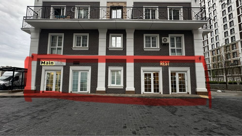 Готовий бізнес, фасадна група приміщень ЖК Нова Англія, Лінкольн