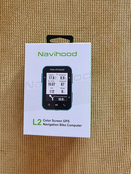 NAVIHOOD L2 LICZNIK Komputer Rowerow Nawigacja GPS BT Aplikacja ZESTAW