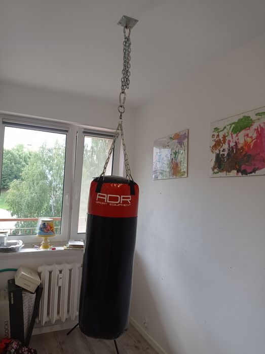 Worek bokserski ADR Sport plus dwie pary rękawic