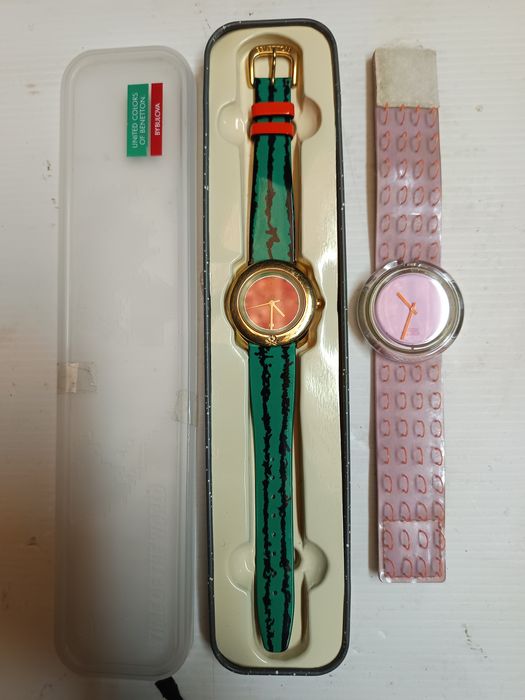 Relógios Swatch e Benetton