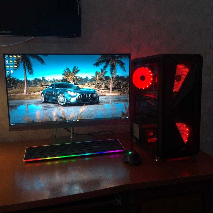 Cтационарный игровой ПК RX 8GB Компьютер i5 ядра Системный блок 512GB