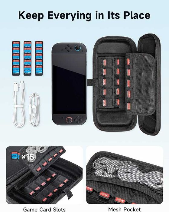 Nowe Etui JSAUX do Nintendo Switch 2 – Smukłe, Twarde i Bezpieczne