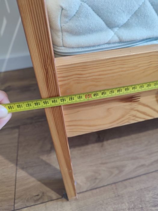 Łóżko dziecięce Ikea Kritter materac Vyssa