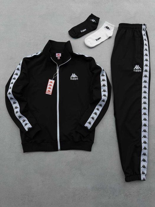 Спортивный костюм мужской Kappa весенний осенний летний трикотаж каппа