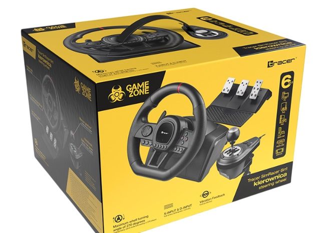 Продам ігровий руль Tracer SimRacer Manual Gearbox 6in1 Black