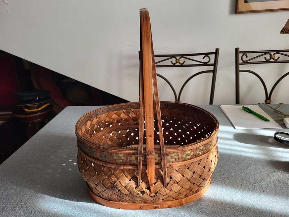 Cesta em Vime com Pega