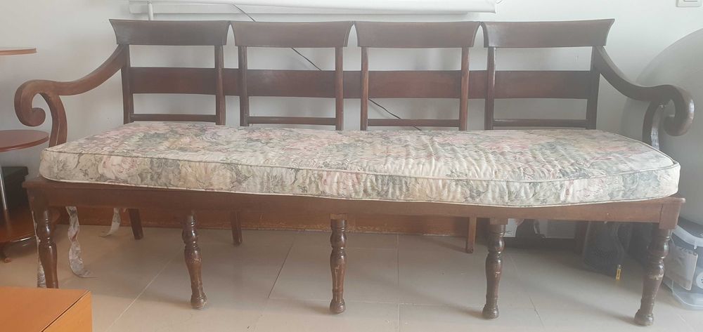 Canapé palhinha c/ ou s almofadas