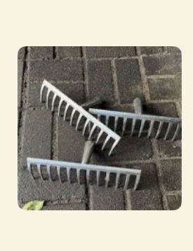 Zestaw grabki + torba.