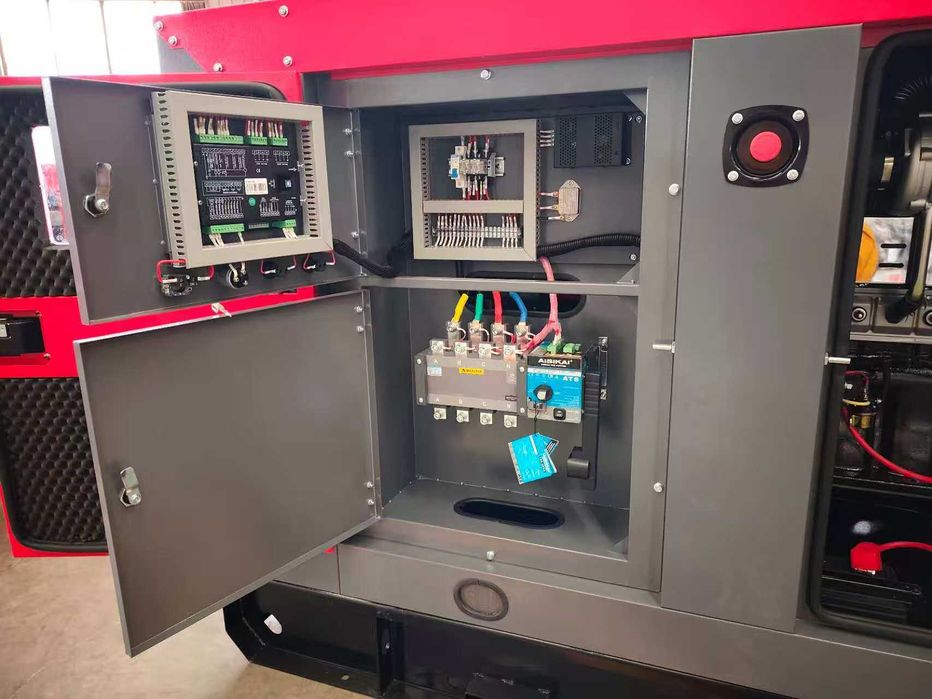 Agregat 80 kW Wyciszony ATS + AVR Generator Prądu Silnik Ricardo