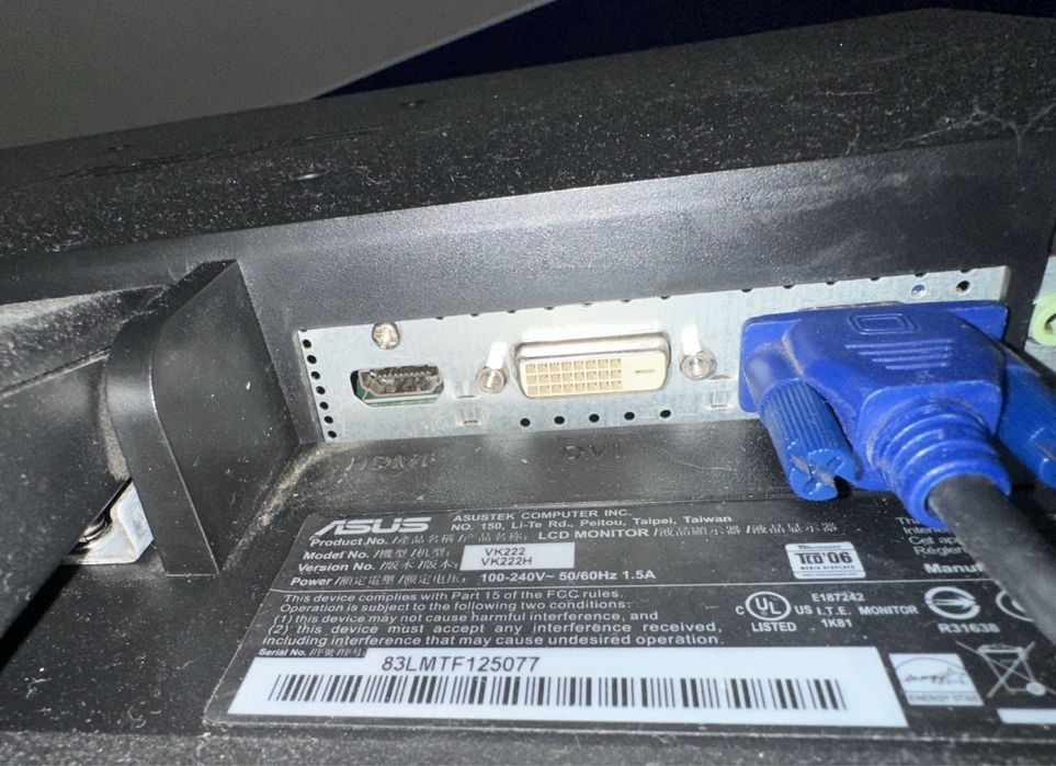 Монітор  ASUS VK222