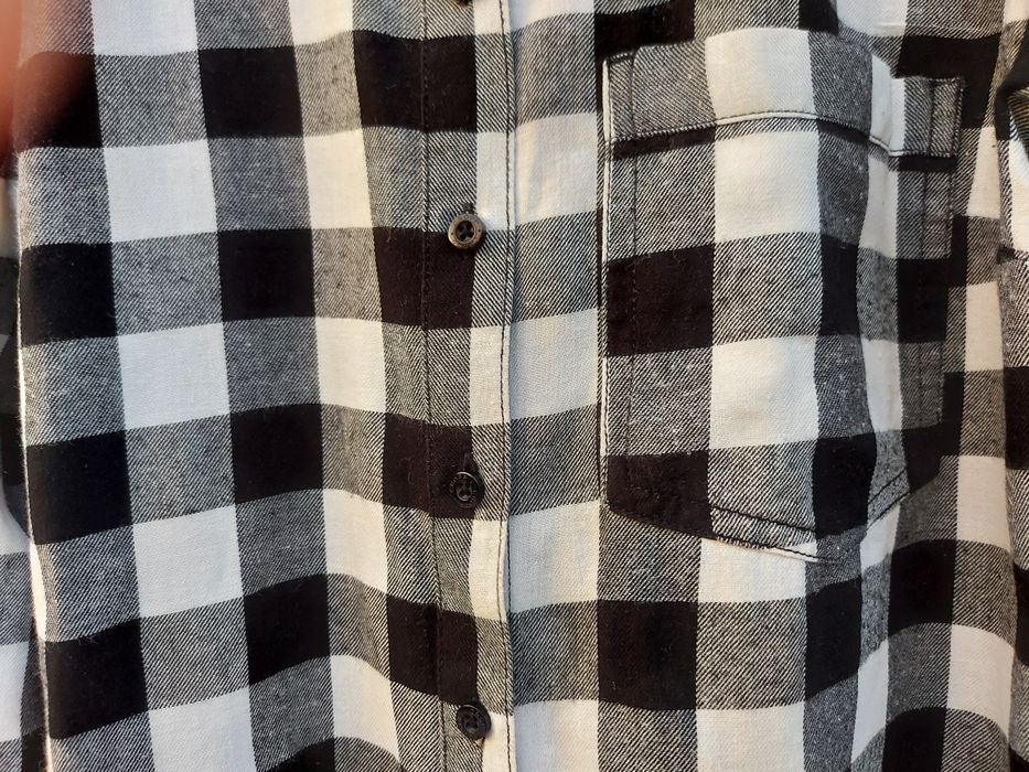 Koszula Cropp XS/36 w kratę bluza