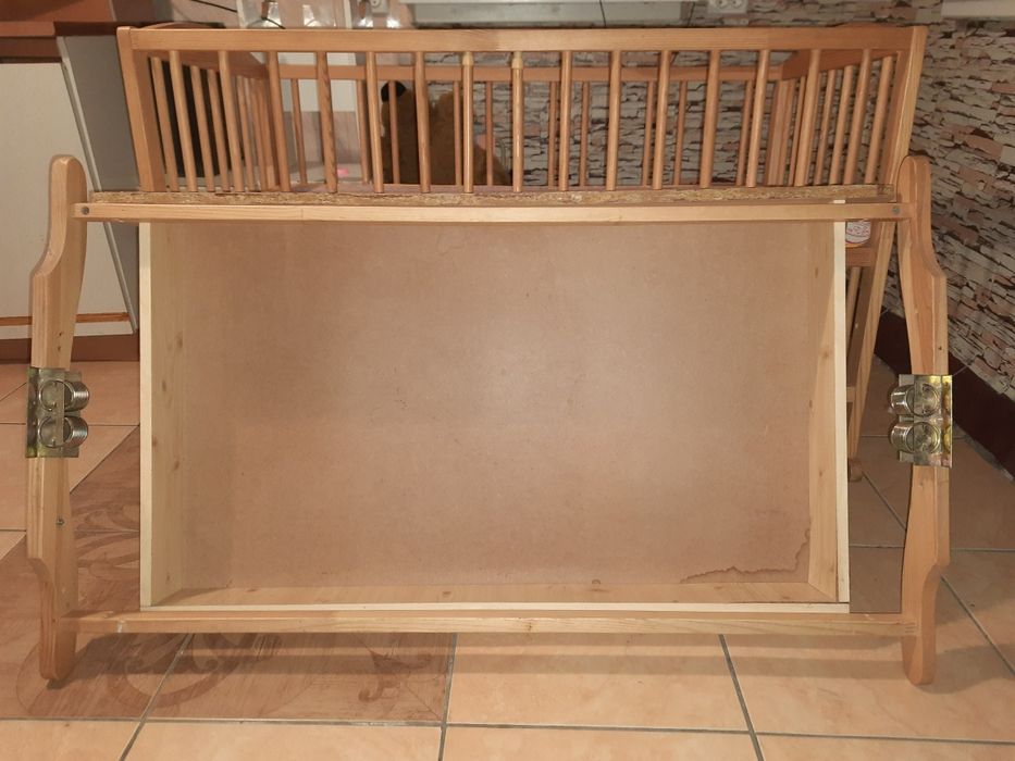 Ліжко дитяче з матрацом, колиска, люлюка, ліжечко