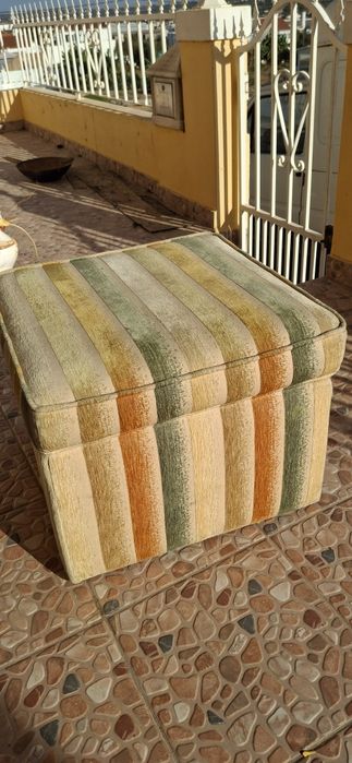 Puff  de sala quadrado