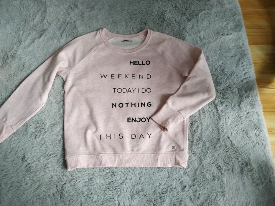 Bluza Bluza Drywash M jasny róż