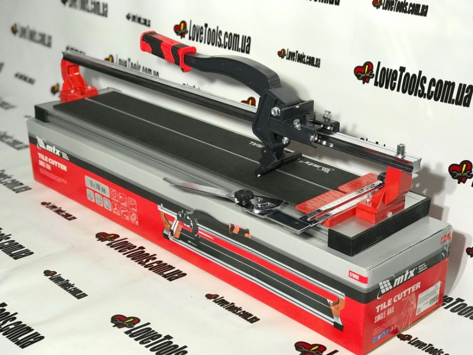 Плиткорез MTX 700 мм рельсовый плиткоріз монорельсовый Matrix 876899: 2 ...