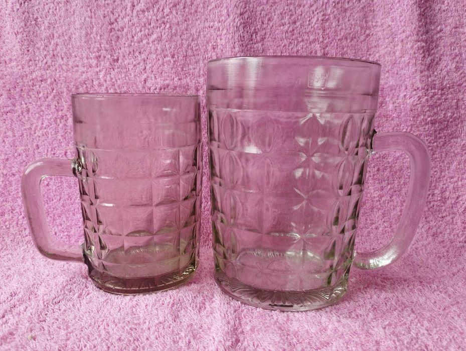 Бокал для пива времён СССР. 0.25 и 05 Л.