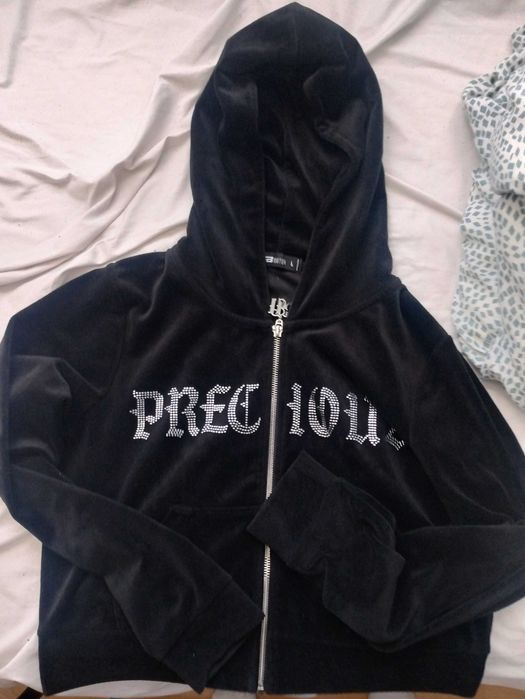 Precious bluza czarna ozdobna