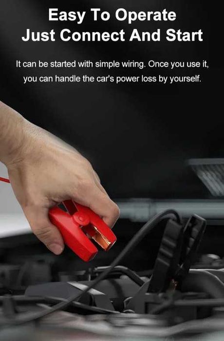 Booster Bateria Auxiliar para carro | 2000A 12V | Luz  | Power Bank