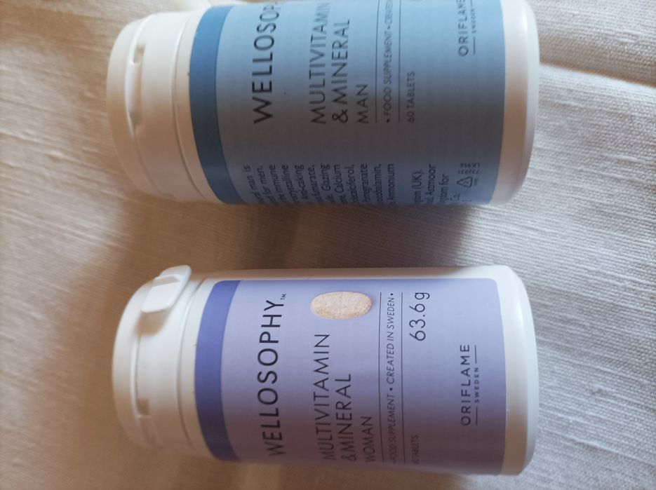 Multiwitaminy i minerały Wellosophy Wellness Oriflame 2 sztuki
