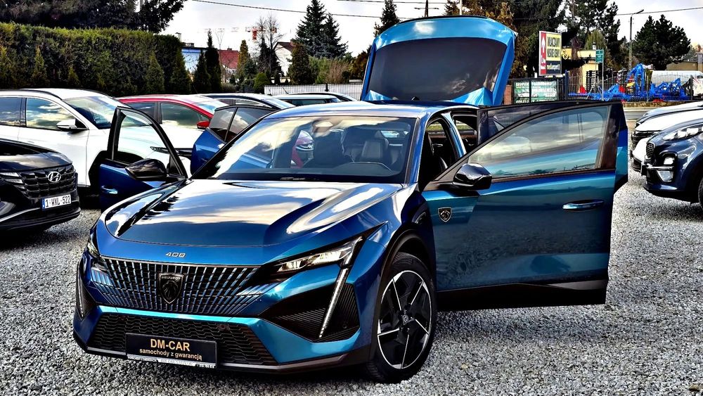 Peugeot 408 Piękne GT Urzymane wzorowo Virtual Cockpit 3D Full Serwis 1wł.