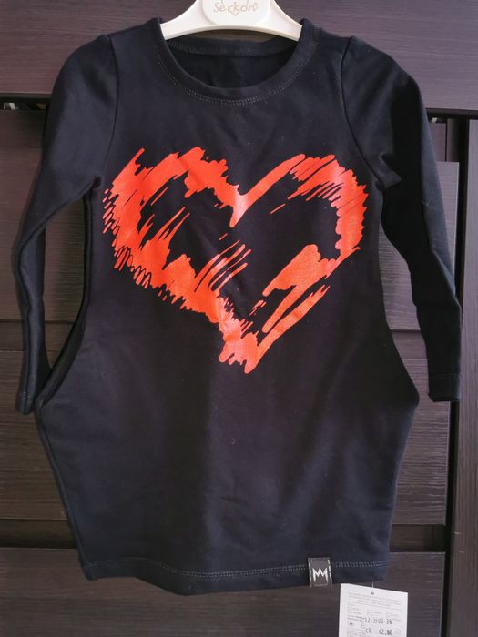 Sukienka - tuba ocieplana