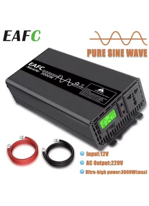 Інвертор чистий синус 12В 3000W