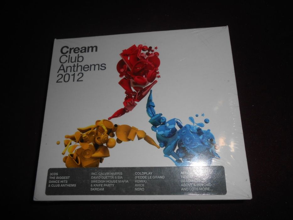 Três CDs triplos-Cream Club/Novos e selados-3 euros cada