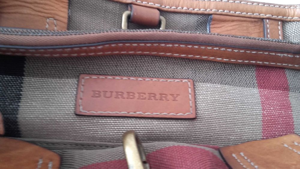 Burberry- worek- shopper bag