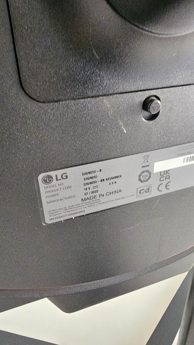 Monitor lg qhd 2k ultra gear  32gn650 -b 144 hz