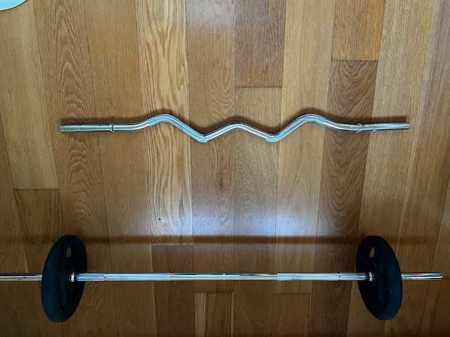 Barras e Discos de Musculação