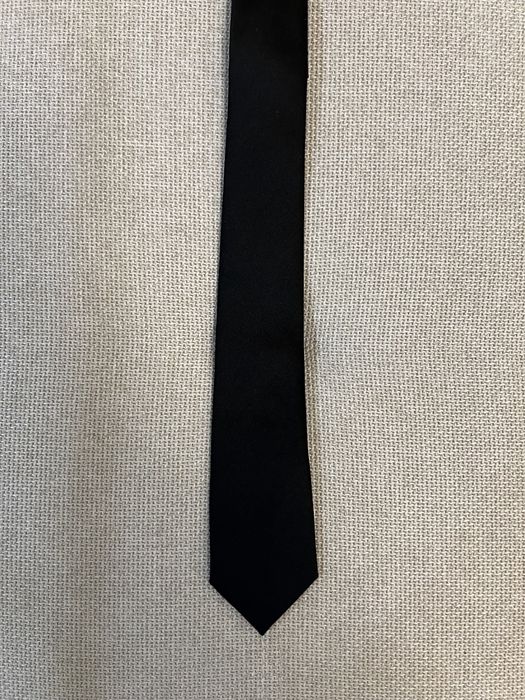 Краватка / галстук класичний чорний вузький Taylor & Wright