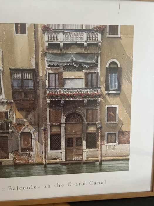 Jonathan Pike zatytułowana „Balconies on the Grand Canal”.