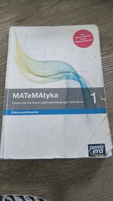 Matematyka klasa 1 nowa era poziom podstawowy