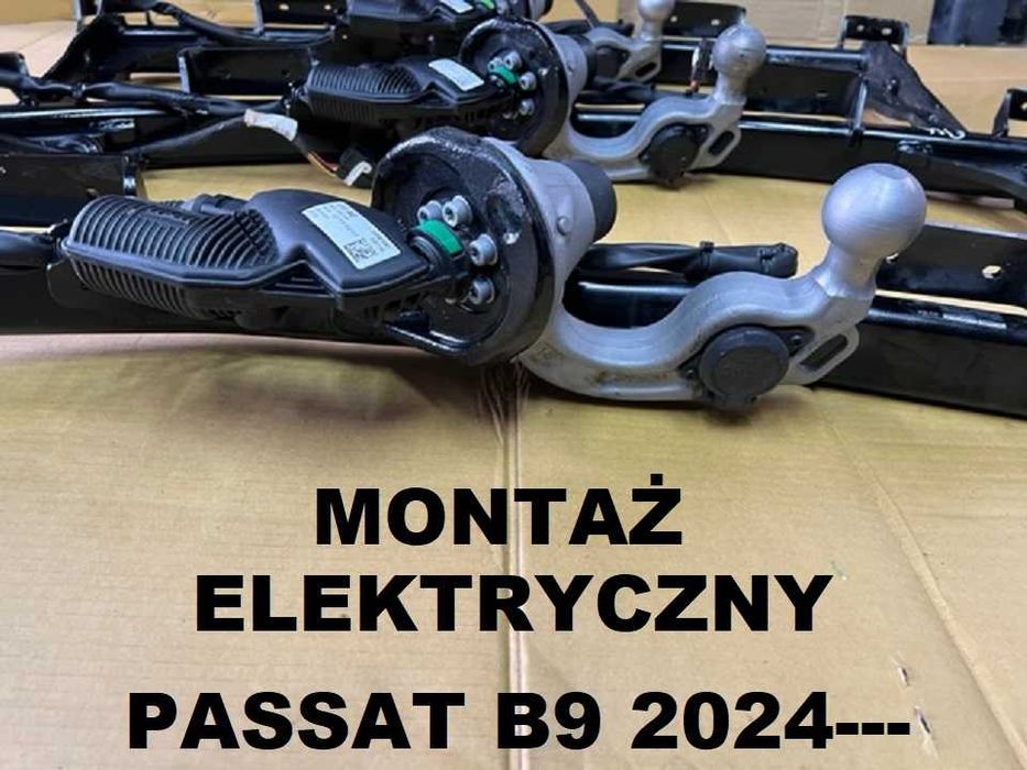 VW Volkswagen passat b9 hak holowniczy oryginał elektryczny