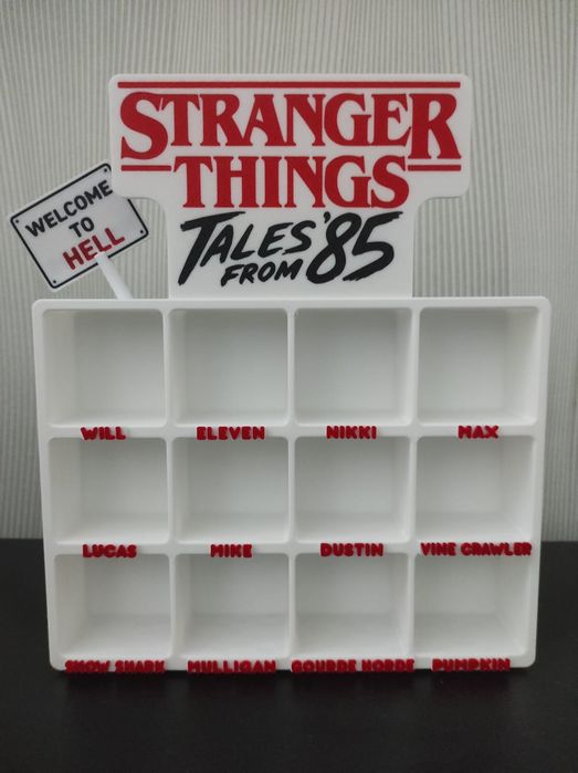 Підставка Стенд, Бокс, поличка Дивні Дива оповідки 85. Stranger things tales from 85 Happy Meal Macdonald.