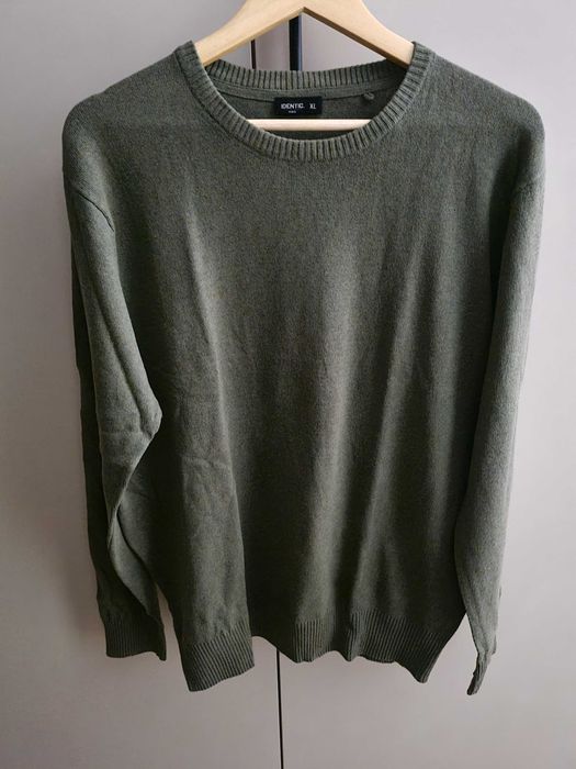 Sweter męski XL zielony