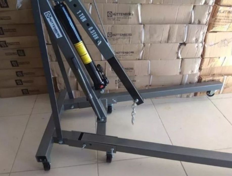 Grua hidraulica para oficina para retirar motores