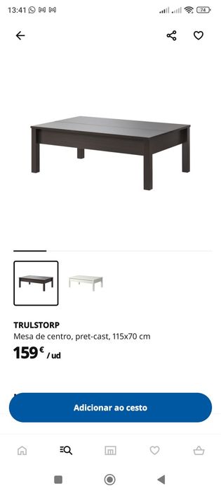 Mesa baixa centro Trulstorp