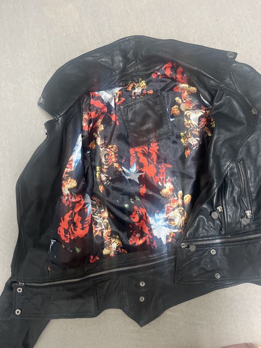 Шкіряна куртка philipp plein