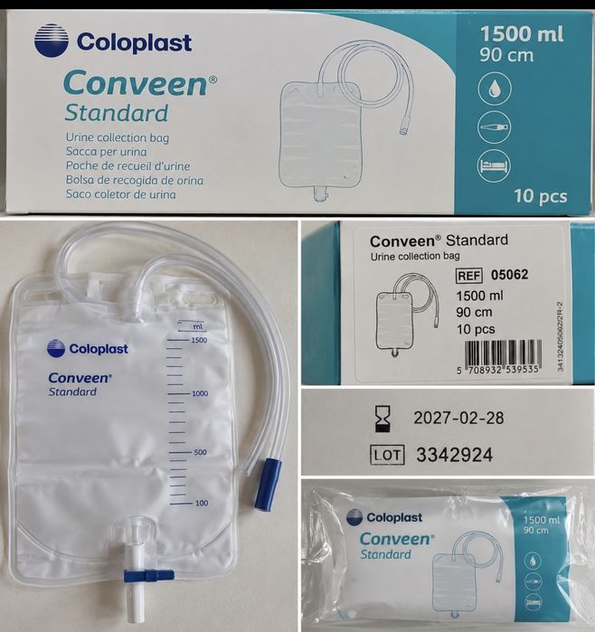 Coloplast Conveen Standard, sacos coletores