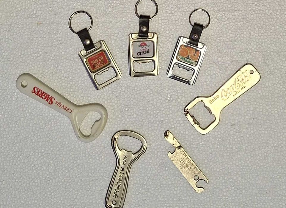 Abre Cápsulas de coleção - Sagres, Baron, Coca Cola, Monchique, S.Bock